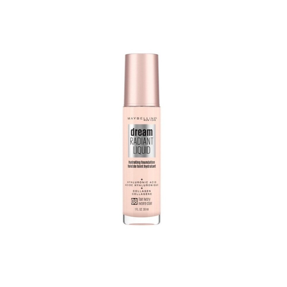 MAYBELLINE Dream RADIANT LIQUID Hydrating Foundation #08 FAIR IVORY NEW!